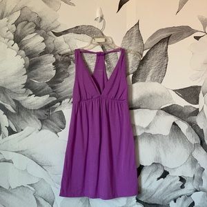 Purple summer dress